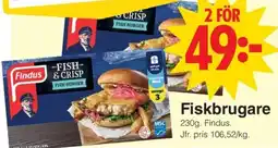 Matöppet Findus Fiskbrugare erbjuda