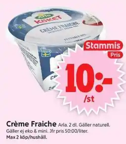 ICA Supermarket Arla Crème Fraiche erbjuda