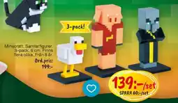 Leklust Minecraft samlarfigurer erbjuda
