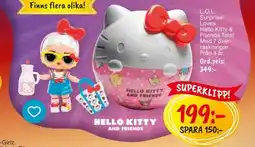 Leklust L.O.L. Surprise! Loves Hello Kitty & Friends Tots erbjuda