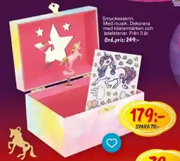 Leklust Smyckesskrin erbjuda