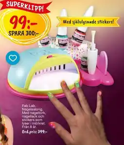 Leklust Fab Lab. Nagelsalong erbjuda