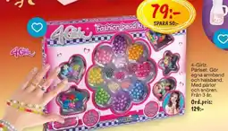 Leklust 4-Girlz Fashion bead kit erbjuda