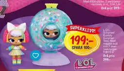 Leklust L.O.L. Surprise! Bubbly Surprise Tots erbjuda