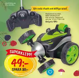 Leklust W Radiostyrd stuntbil erbjuda