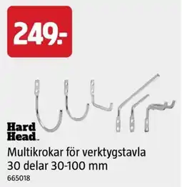 Jula Hard Head multikrokar för verktygstavla erbjuda
