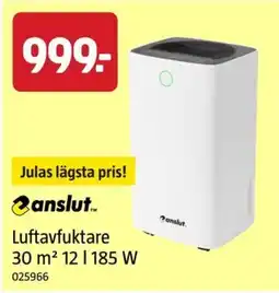 Jula anslut luftavfuktare erbjuda