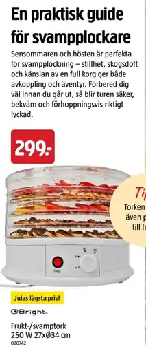 Jula Bright frukt-/svamptork erbjuda