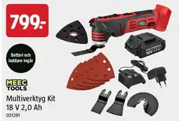 Jula MEEC Tools Multiverktyg Kit 18 V 2,0 Ah erbjuda