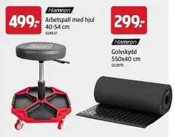 Jula Hamron arbetspall med hjul erbjuda
