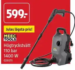 Jula Högtryckstvätt 110 bar 1400 W erbjuda