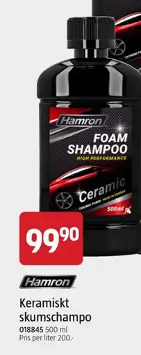 Jula Hamron keramiskt skumschampo erbjuda