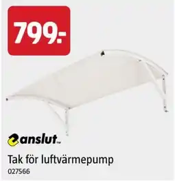 Jula anslut tak för luftvärmepump erbjuda