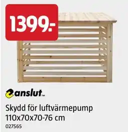 Jula anslut skydd för luftvärmepump erbjuda