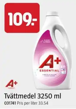 Jula A+ tvättmedel erbjuda