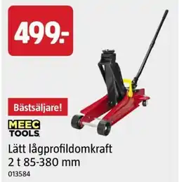 Jula MeeC Tools lätt lågprofil domkraft erbjuda
