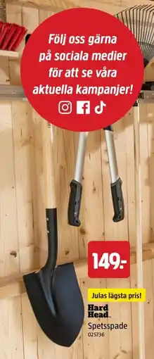 Jula Hard Head Spetsspade erbjuda