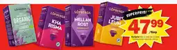 Pekås Löfbergs kaffeprodukter erbjuda