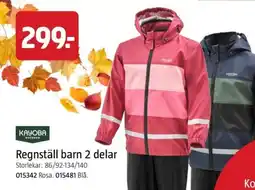 Jula Kayoba regnställ barn 2 delar erbjuda