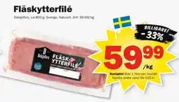 Pekås Dalsjöfors fläskytterfilé erbjuda