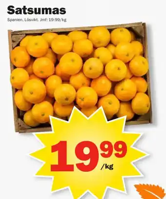 Pekås Satsumas erbjuda