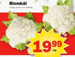 Pekås Blomkål erbjuda