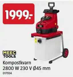Jula Kompostkvarn 2800 W 230 V 045 mm erbjuda