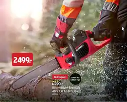 Jula Batteridriven kedjesåg 40 V 4,0 Ah 14"/36 cm erbjuda