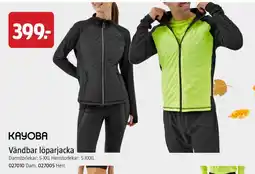 Jula Kayoba vändbar löparjacka erbjuda