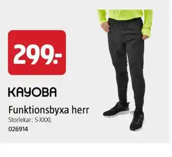 Kayoba funktionsbyxa herr