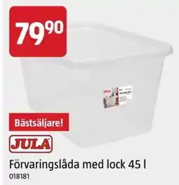 Jula Jula förvaringslåda med lock erbjuda