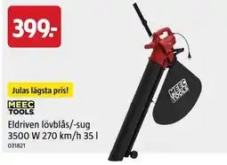 Jula MeeC Tools eldriven lövblås/-sug erbjuda