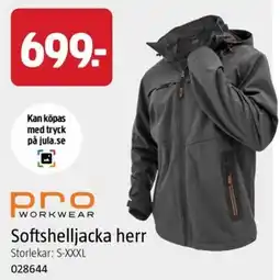 Jula Pro Workwear Softshelljacka herr erbjuda