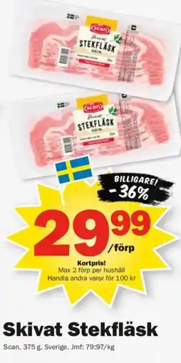 Pekås Scan Skivat Stekfläsk erbjuda