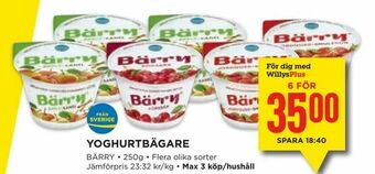 Willys Yoghurtbägare erbjuda