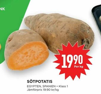 Willys Sötpotatis erbjuda