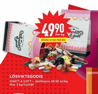 Willys Lösviktsgodis erbjuda