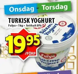 Matvärlden Tensta TURKISK YOGHURT erbjuda