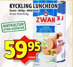 Matvärlden Tensta KYCKLING LUNCHEON erbjuda