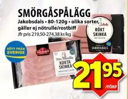 Matvärlden Tensta SMÖRGÅSPÅLÄGG erbjuda