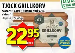 Matvärlden Tensta TJOCK GRILLKORV erbjuda