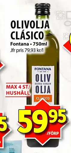 Matvärlden Tensta OLIVOLJA CLÁSICO erbjuda