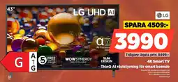 Power LG 4K Smart TV erbjuda