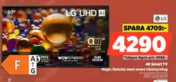 Power LG 4K Smart TV erbjuda