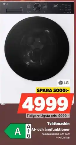 Power Lg tvättmaskin erbjuda