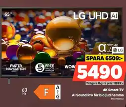 Power Lg uhd ai 4k smart tv erbjuda