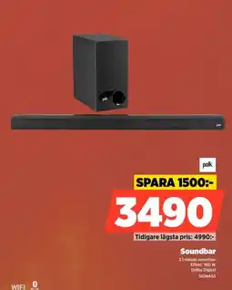 Power Polk soundbar erbjuda