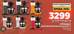 Power Moccamaster kaffebryggare erbjuda