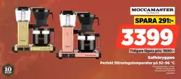 Power Moccamaster kaffebryggare erbjuda