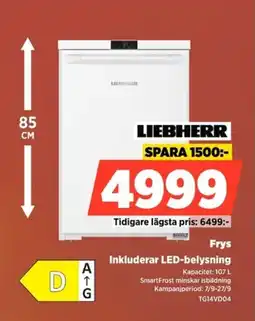 Power Liebherr Frys erbjuda